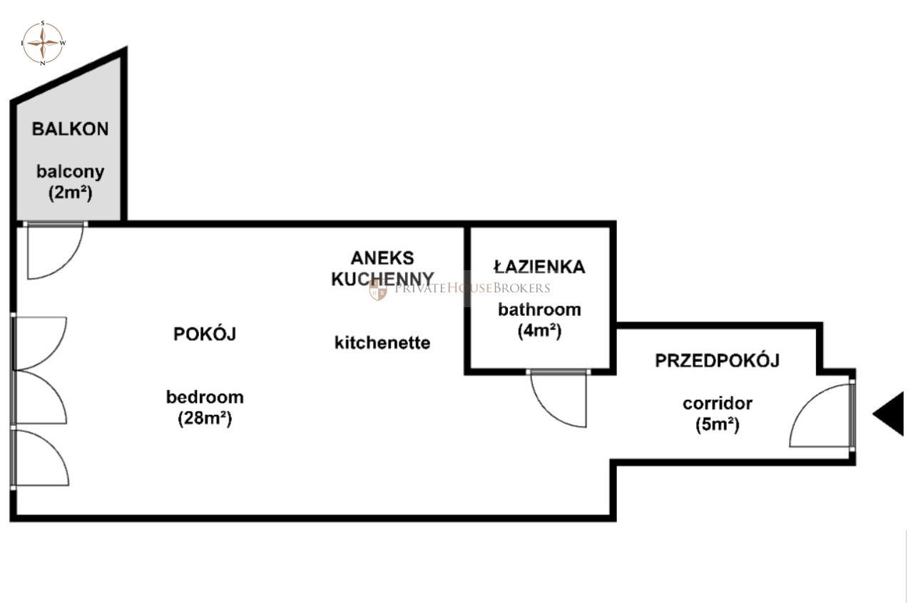 Aleja Pokoju / Świtezianki 2, 37m²: brand new, premium studio with air-conditioning | Fabryczna | Pepsico | EPAM - Apartment - Rent - Kraków, Śródmieście / Dąbie