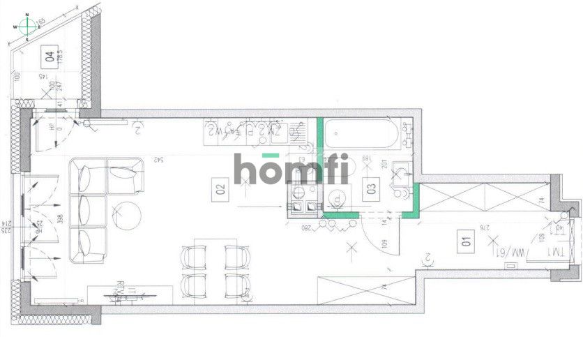 Aleja Pokoju / Świtezianki 2, 37m²: nowa kawalerka premium z klimatyzacją | Fabryczna | Pepsico | EPAM - Mieszkanie - Wynajem - Kraków, Śródmieście / Dąbie