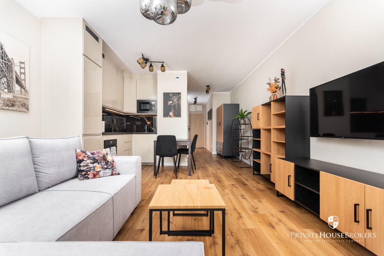 Aleja Pokoju / Świtezianki 2, 37m²: brand new, premium studio with air-conditioning | Fabryczna | Pepsico | EPAM - Apartment - Rent - Kraków, Śródmieście / Dąbie