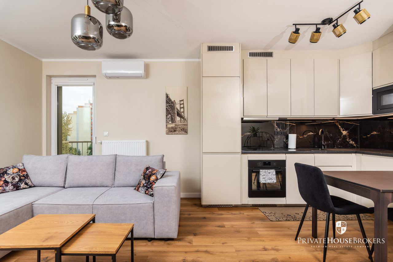 Aleja Pokoju / Świtezianki 2, 37m²: brand new, premium studio with air-conditioning | Fabryczna | Pepsico | EPAM - Apartment - Rent - Kraków, Śródmieście / Dąbie