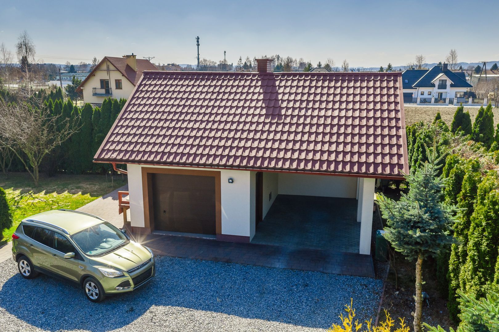 Dom wolnostojący z klimatyzacją i fotowoltaiką - Dom - Sprzedaż - Rzeszowski, Boguchwała