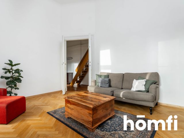 Klimatyczne 3-pok mieszkanie na Pięknej. 4,5 WYSOKIE!!! Antresola. - Mieszkanie - Wynajem - Warszawa, Śródmieście