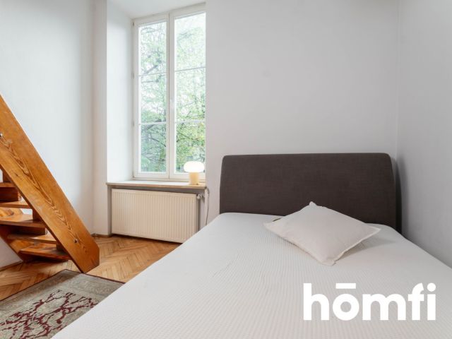 Klimatyczne 3-pok mieszkanie na Pięknej. 4,5 WYSOKIE!!! Antresola. - Mieszkanie - Wynajem - Warszawa, Śródmieście