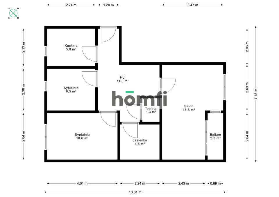 3-Room Apartment with Separate Kitchen – Renovation Opportunity – Praga, 70m2 - Квартира - Продаж - Warszawa, Praga-Południe