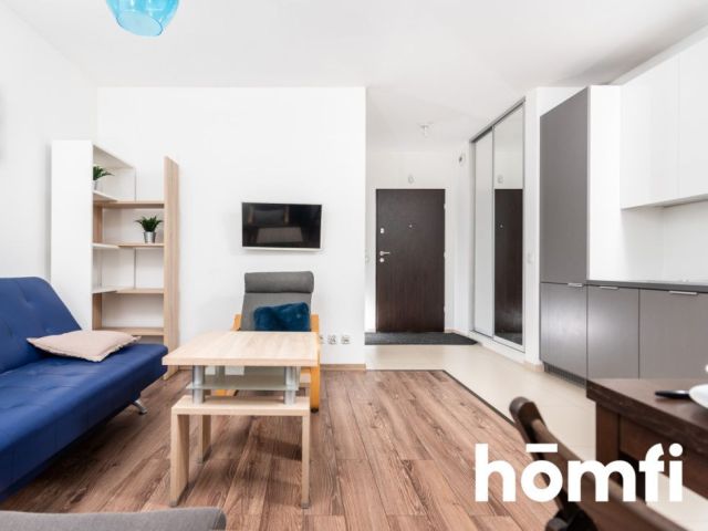 For rent - Comfortable studio apartment with a large balcony, Kraków, Czyżyny - Квартира - Оренда - Kraków, Nowa Huta / Czyżyny