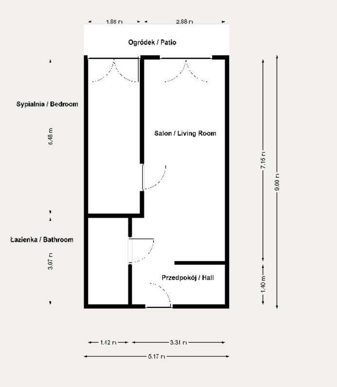 2 room apartment for sale in Gliwice, Szobiszowice - Apartment - Sale - Gliwice, Szobiszowice