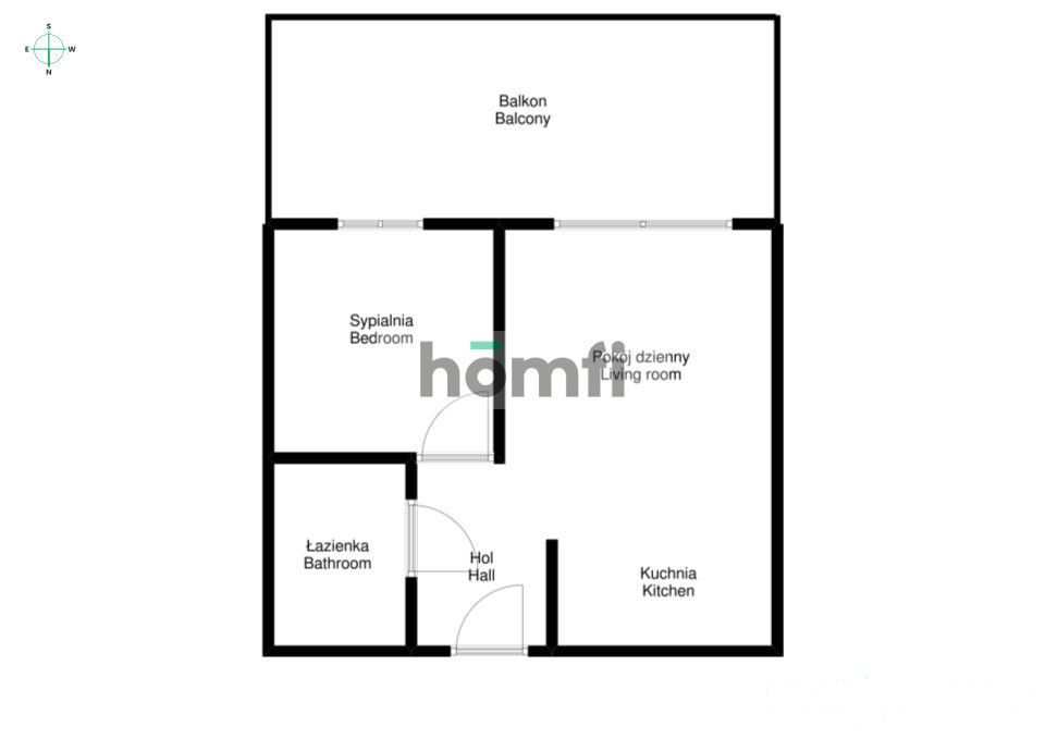 2-pokojowe mieszkanie z dużym tarasem Zakładowa - Mieszkanie - Wynajem - Wrocław, Psie Pole / Kleczków