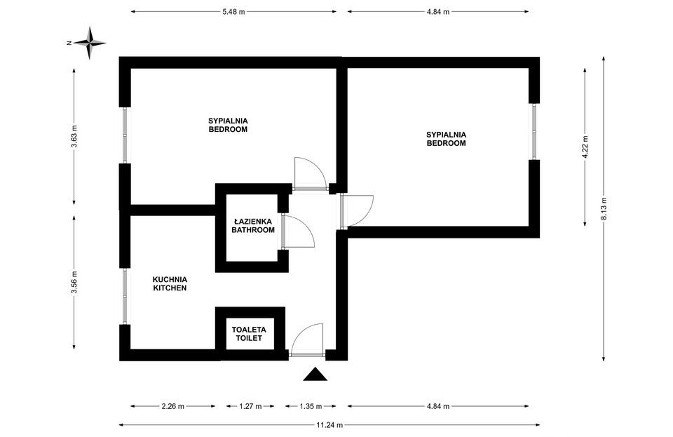 2-ROOM APARTMENT WITH A SEPARATE KITCHEN/ OSIEDLE ZIELONE/ NOWA HUTA - Apartment - Sale - Kraków, Nowa Huta