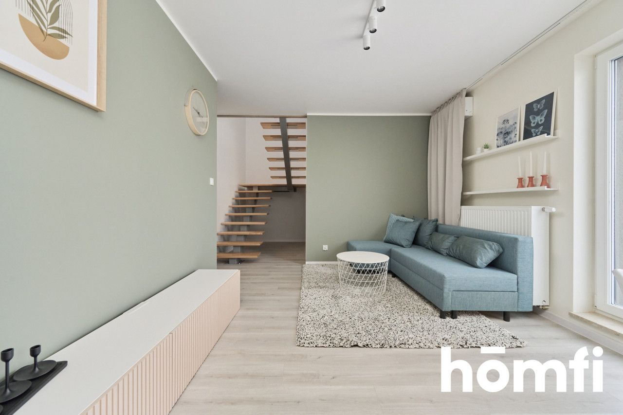 3 rooms with mezzanine and terrace 32m2 - Jagodno - Квартира - Оренда - Wrocław, Krzyki / Jagodno