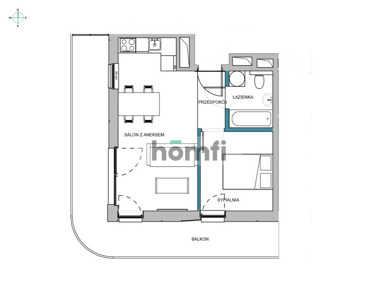 PIASTOWSKA RESIDENCE | 2-ROOM APARTMENT | GARAGE - Квартира - Оренда - Kraków, Krowodrza