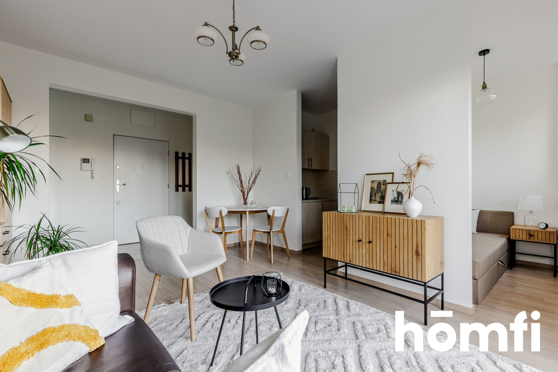 Studio with bedroom| Wilanowska metro station| parking spot - Квартира - Оренда - Warszawa, Mokotów / Ksawerów