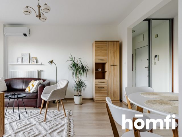 Studio z wydzieloną sypialnią| Metro Wilanowska| parking - Mieszkanie - Wynajem - Warszawa, Mokotów / Ksawerów