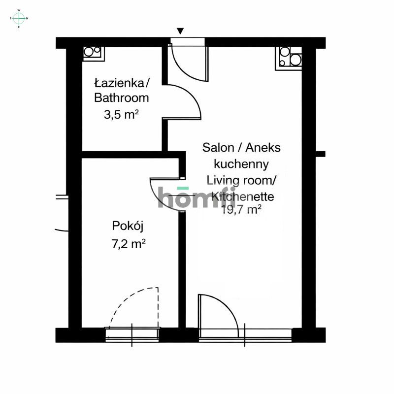 2 rooms | Drabika Street – Jagodno | New development - Квартира - Оренда - Wrocław, Krzyki / Jagodno