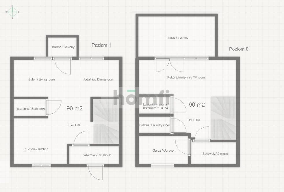 Do wynajęcia nowoczesny dom w cenie mieszkania z sauną i własnym ogrodem - Kuźnicy Kołłątajowskiej - Dom - Wynajem - Kraków, Krowodrza / Górka Narodowa
