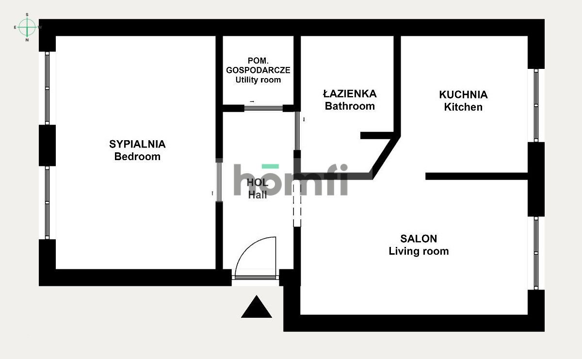 Two rooms with a separate kitchen - Квартира - Оренда - Kraków, Nowa Huta / Nowa Huta
