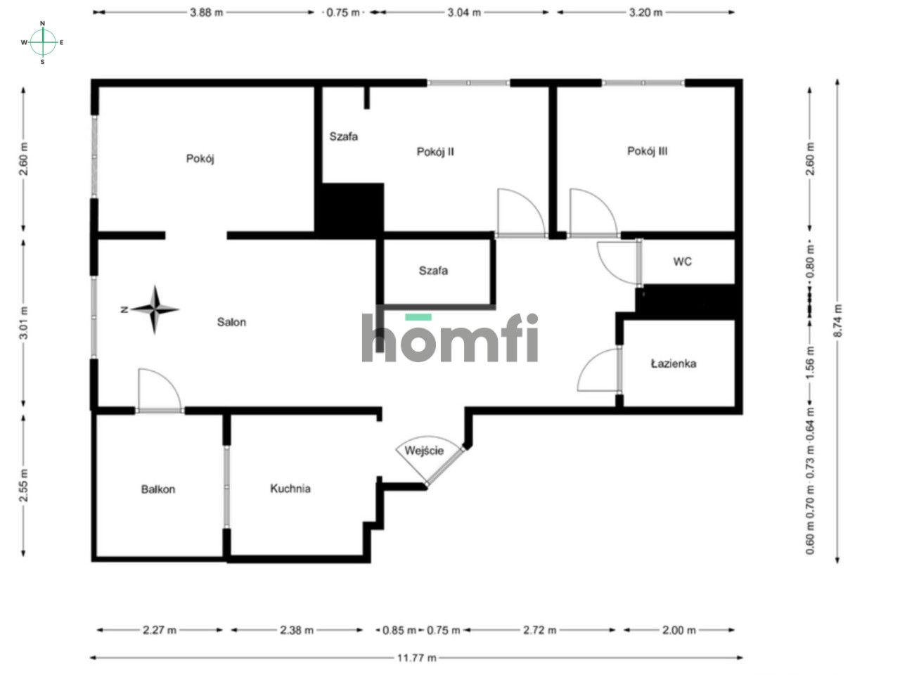 Spacious 73 sqm family apartment in Sosnowiec - Квартира - Продаж - Sosnowiec, Środula