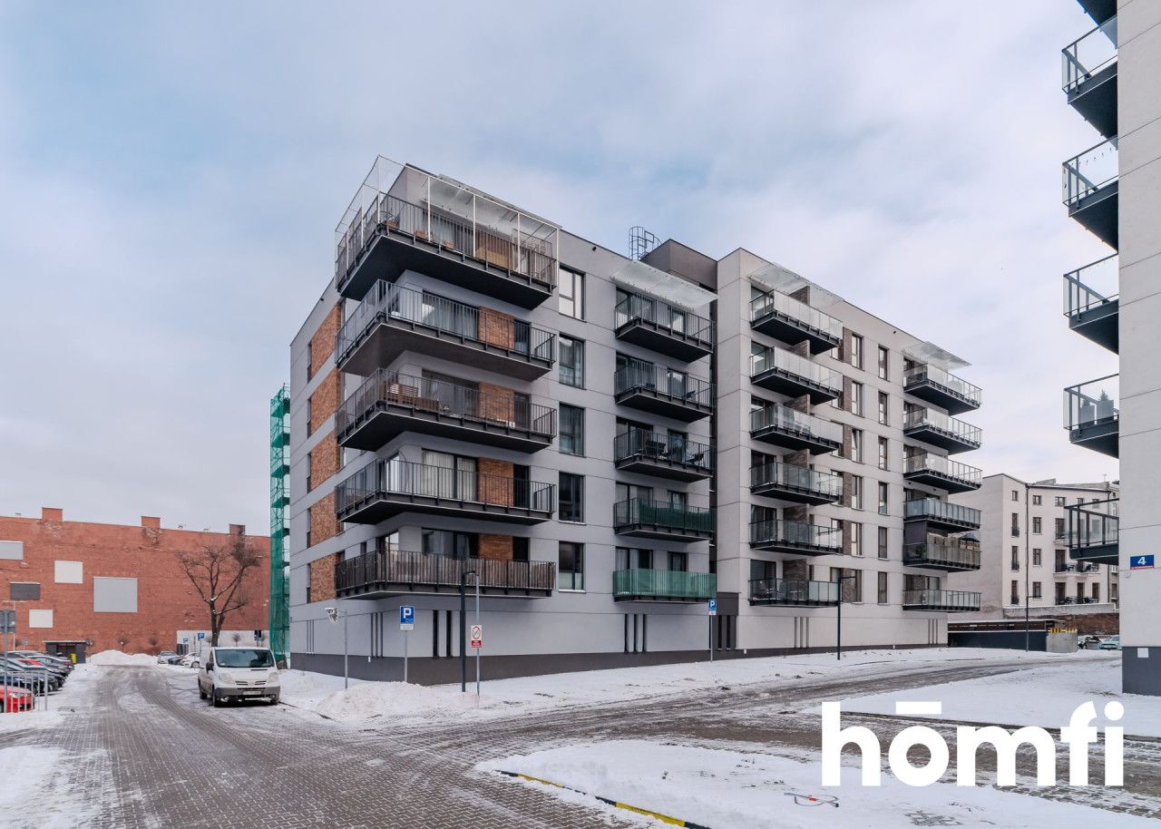 Nowoczesne 2-pokojowe mieszkanie z miejscem parkingowym i komórką lokatorską | - Apartment - Rent - Łódź, Polesie