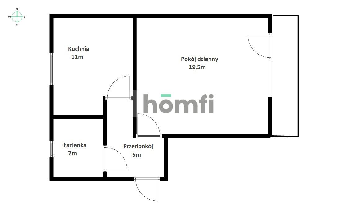 1- pok.mieszkanie na wynajem w sercu Wrzeszczal - Mieszkanie - Wynajem - Gdańsk, Wrzeszcz