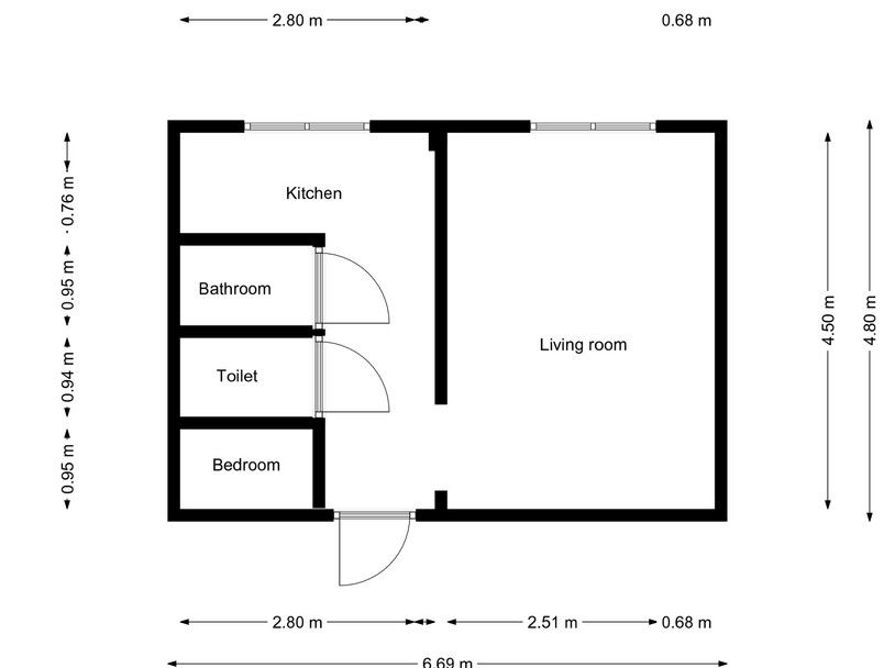 Radom, studio apartment 23 m² – an excellent investment! - Квартира - Продаж - Radom, Zamłynie