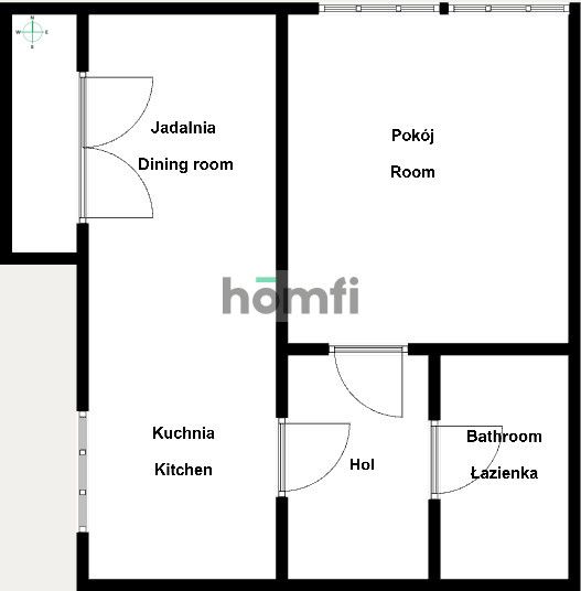 Czarnowiejska 48 | 43.7 m2 with balcony | separate kitchen + dining | district heating - Apartment - Sale - Kraków, Śródmieście
