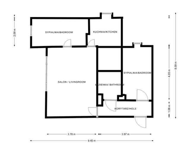 3-room apartment on Szpitalna Street – space and potential in the heart of the city ! - Apartment - Sale - Wrocław, Stare Miasto