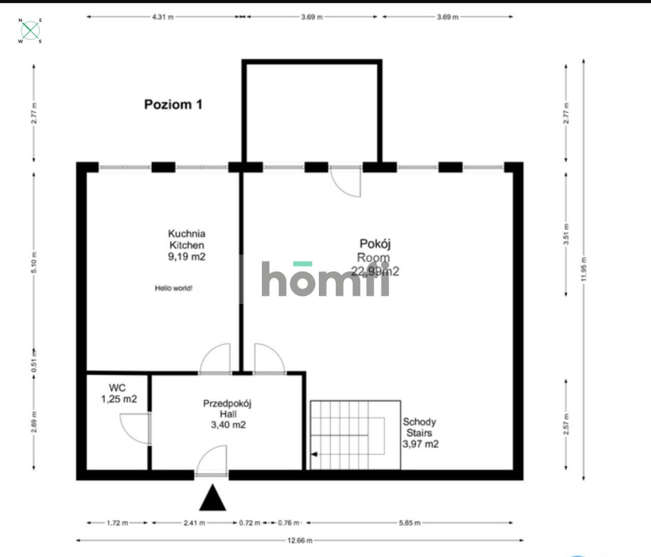 Dwupoziomowe mieszkanie 4-pokojowe | ul. Chrobrego - Квартира - Продаж - Wrocław, Śródmieście / Nadodrze