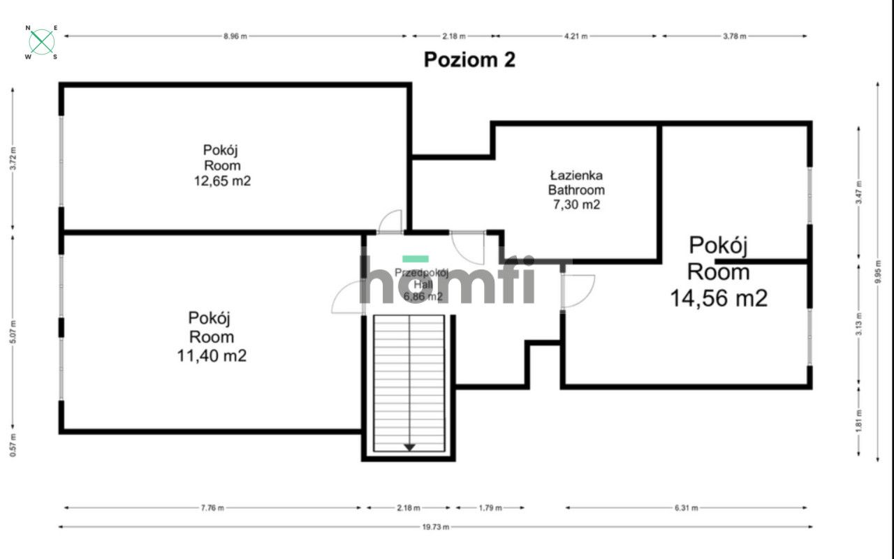 Dwupoziomowe mieszkanie 4-pokojowe | ul. Chrobrego - Квартира - Продаж - Wrocław, Śródmieście / Nadodrze