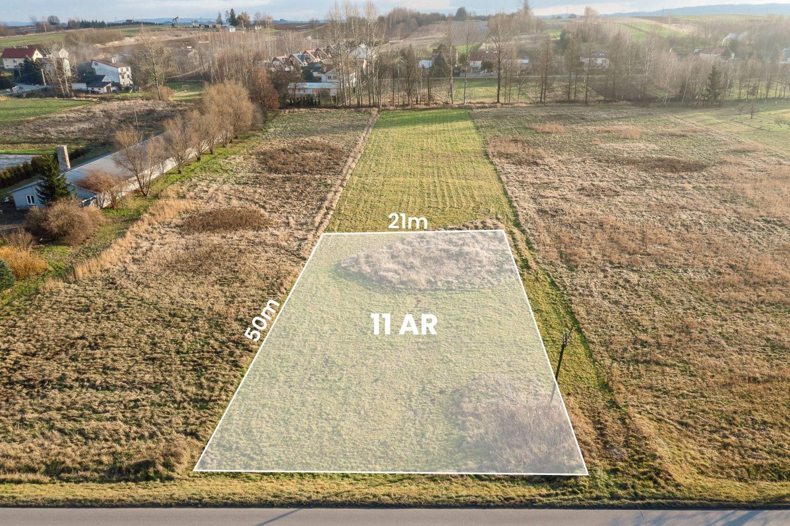 Atrakcyjna Działka 11 ar 10 minut od Rzeszowa - Działka - Sprzedaż - Rzeszowski, Boguchwała / Zgłobień