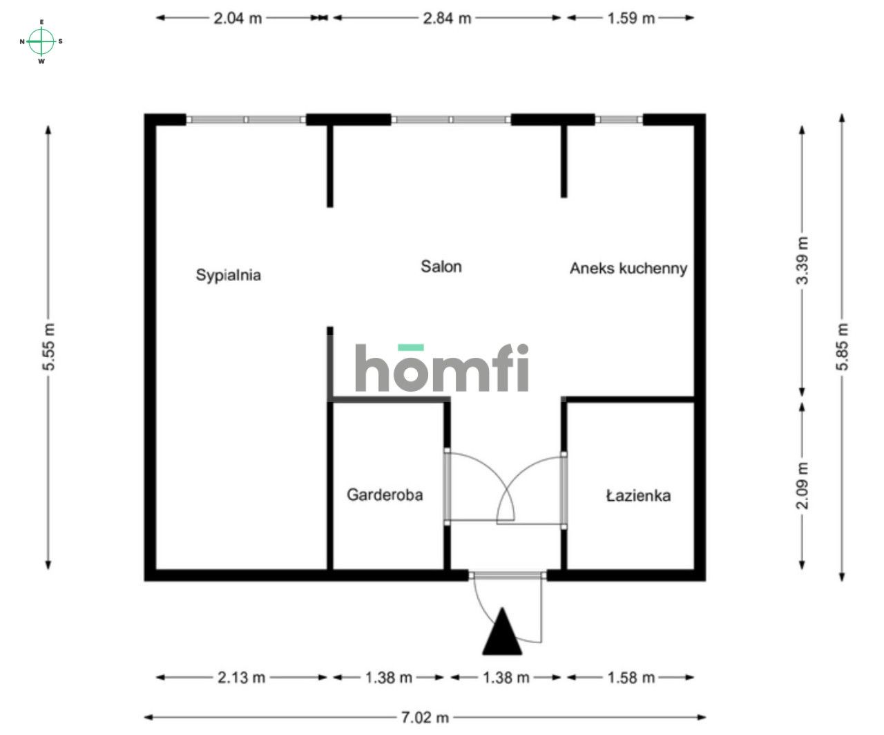Przytulne studio | 39 m2 | Bielany/Młociny - Mieszkanie - Wynajem - Warszawa, Bielany