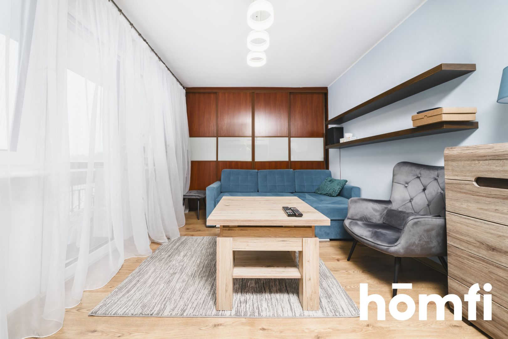 Bright 3-room apartment with a view of the green Borek area - Apartment - Sale - Kraków, Podgórze / Łagiewniki-Borek Fałęcki