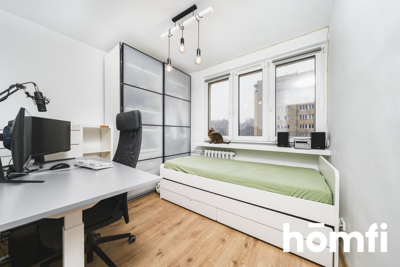 Bright 3-room apartment with a view of the green Borek area - Apartment - Sale - Kraków, Podgórze / Łagiewniki-Borek Fałęcki