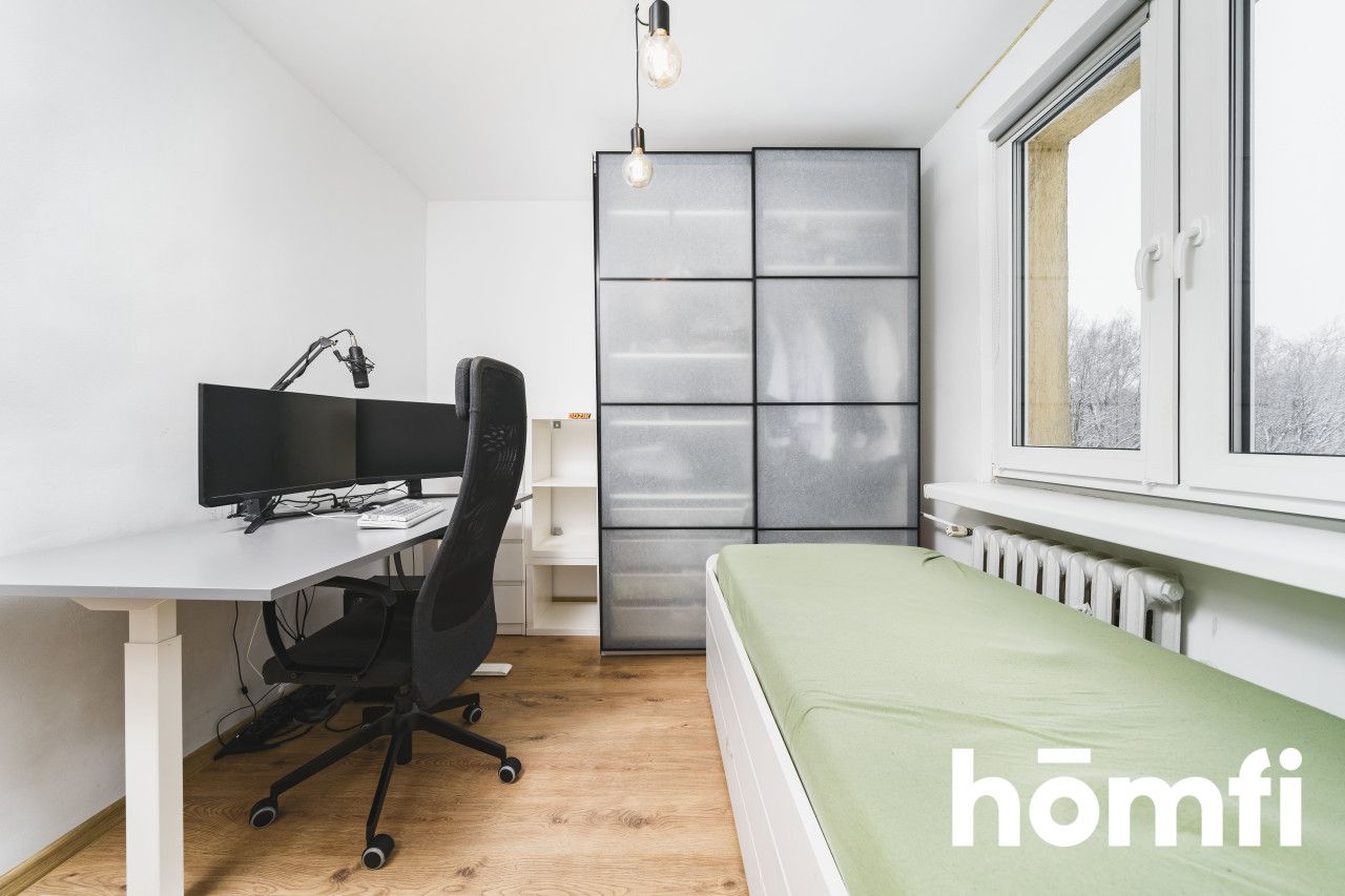 Bright 3-room apartment with a view of the green Borek area - Apartment - Sale - Kraków, Podgórze / Łagiewniki-Borek Fałęcki