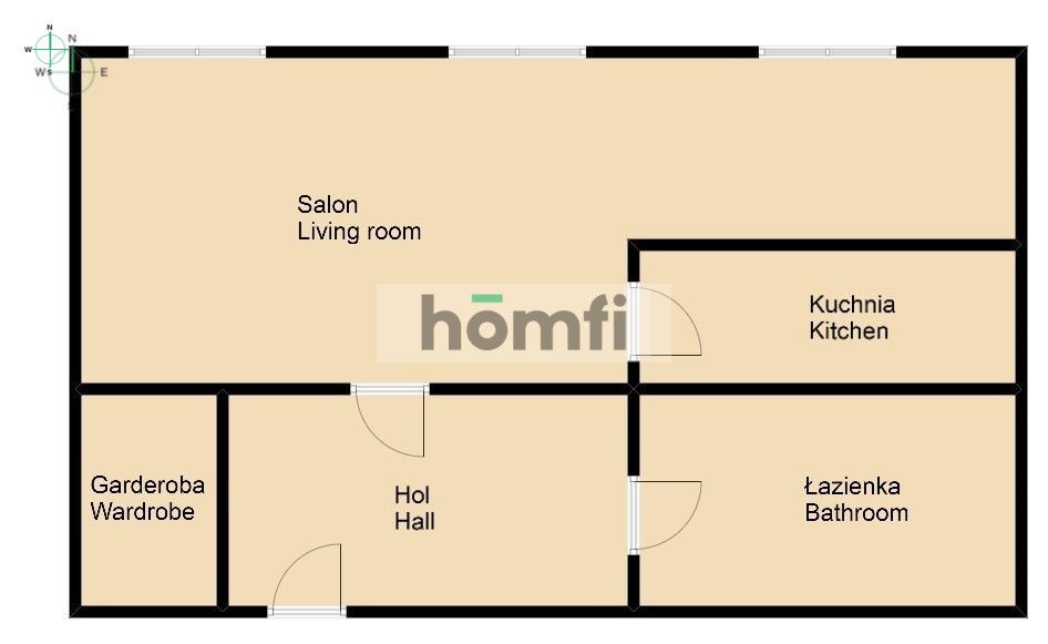 Do wynajęcia od zaraz przytulna kawalerka z miejscem postojowym, zlokalizowana blisko Aquaparku - ul. Śliczna! - Mieszkanie - Wynajem - Wrocław, Krzyki