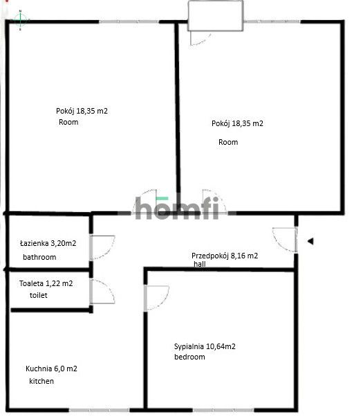 3-room apartment, 65.92 m2, Świętokrzyskie housing estate - Квартира - Продаж - Kielce