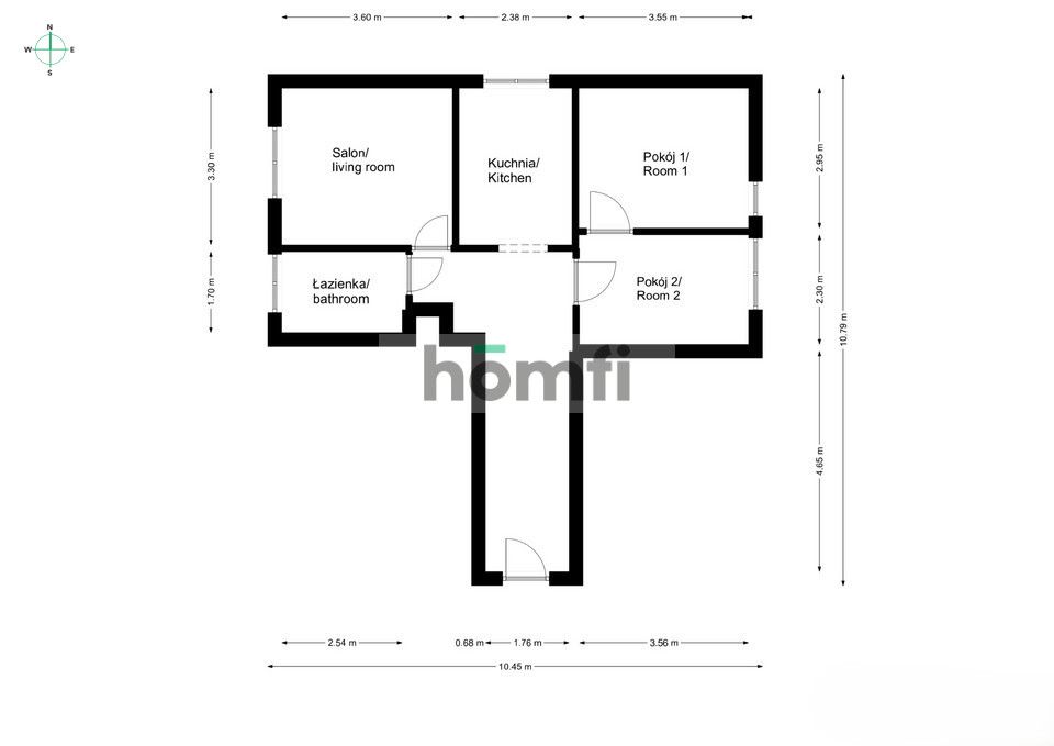 3 Rooms | 2nd Floor | After Renovation - Квартира - Продаж - Bielsko-Biała, Komorowice Krakowskie