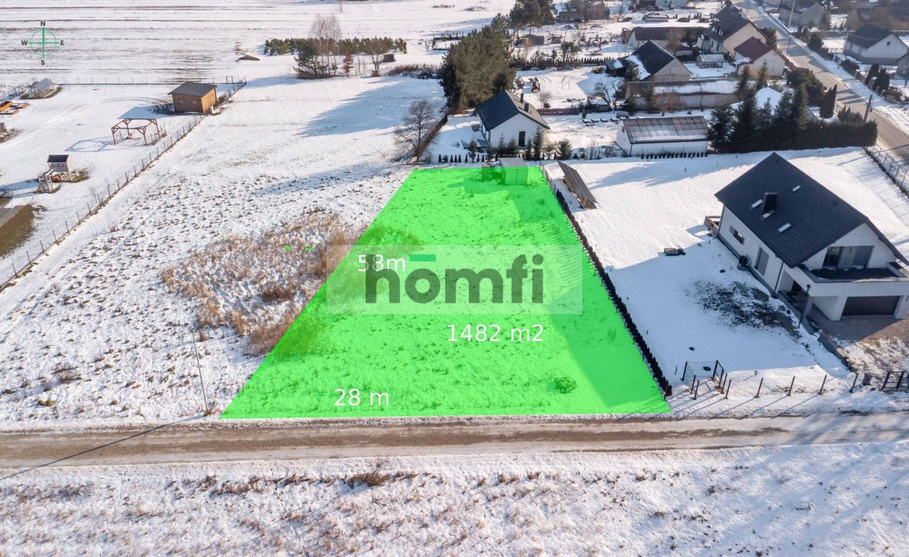 Plot in Bolmin, Chęciny – 1482 m² with Development Conditions - Ділянка - Продаж - Kielecki, Chęciny / Bolmin