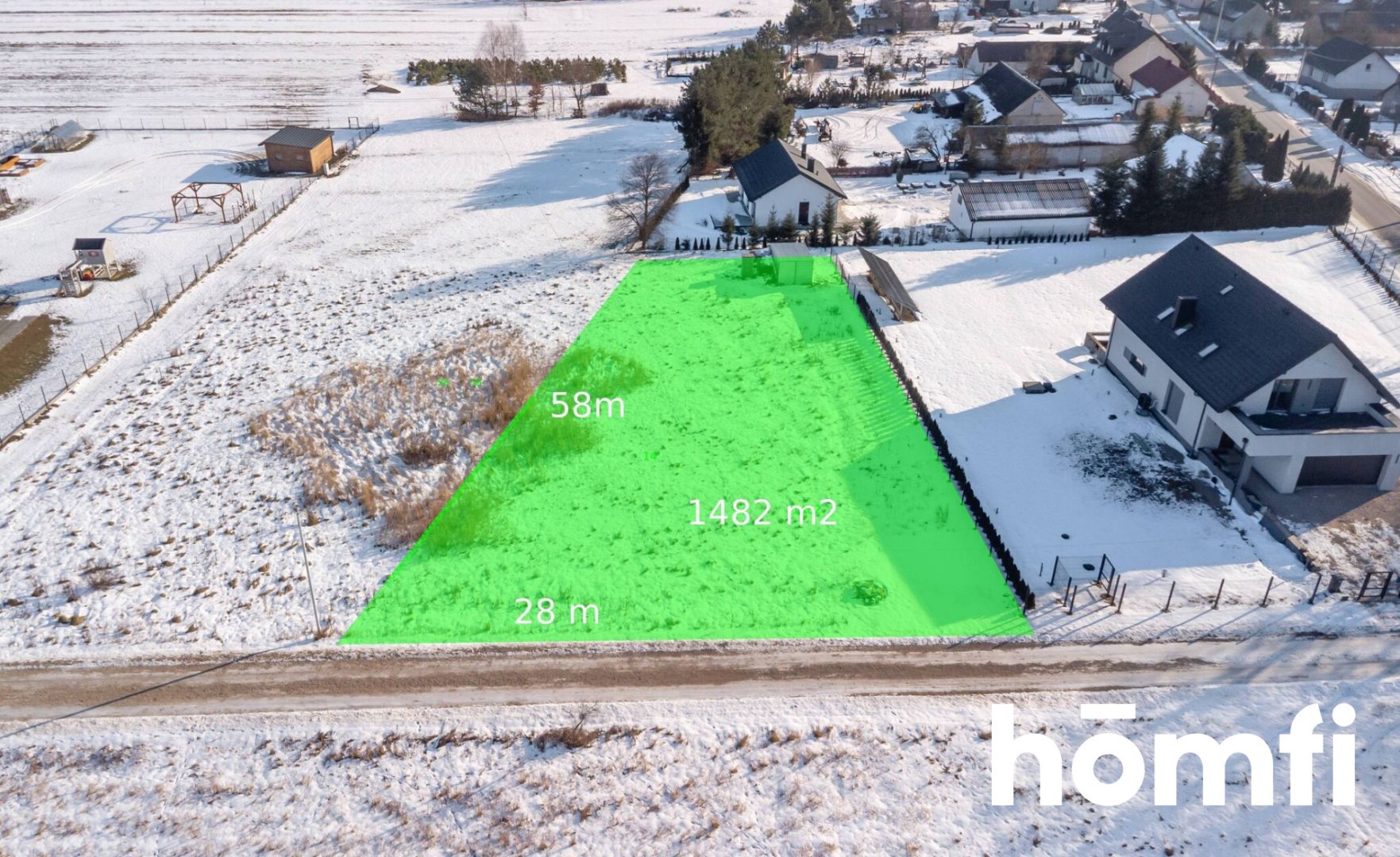 Plot in Bolmin, Chęciny – 1482 m² with Development Conditions - Ділянка - Продаж - Kielecki, Chęciny / Bolmin