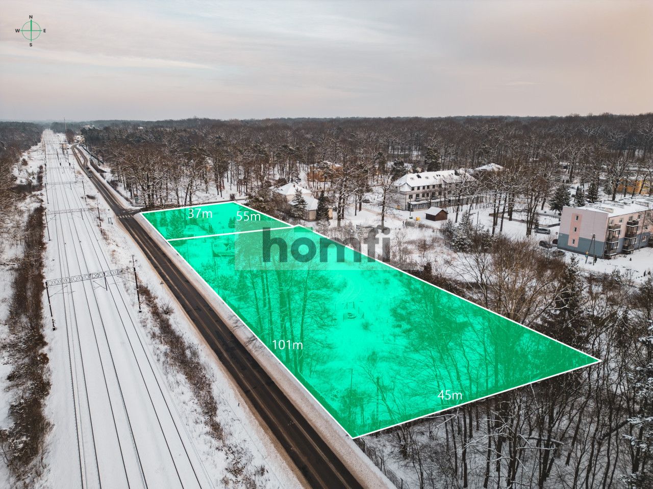 Gotowy projekt deweloperski-3114 m² PUM-Pozwolenie - Działka - Sprzedaż - Rycki, Dęblin / Stawy