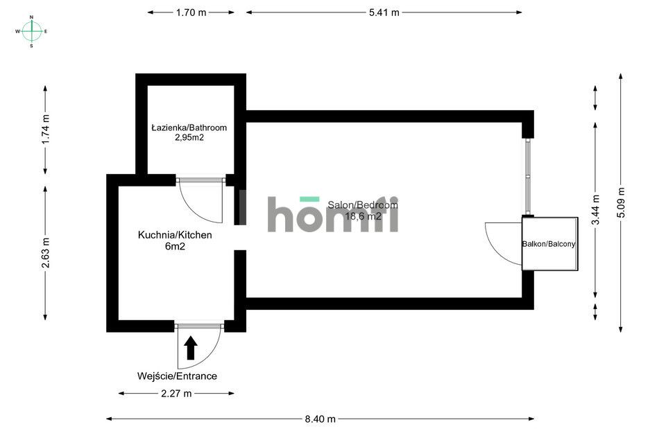 Kawalerka w super lokalizacji - Mieszkanie - Sprzedaż - Kielce, Uroczysko