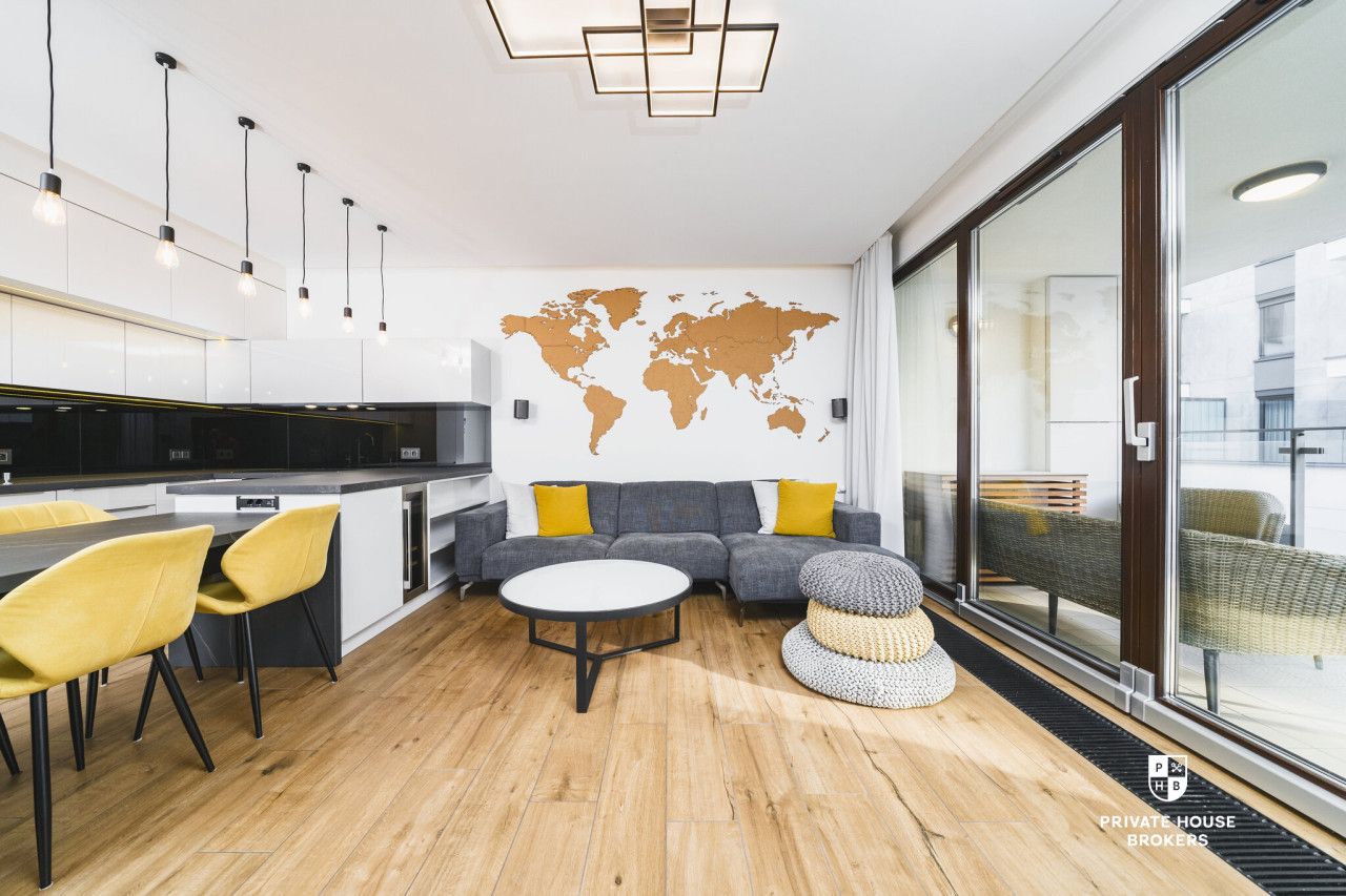 Stylowe dwupokojowe mieszkanie przy Bulwarach Wiślanych | Kościuszki Apartments - Mieszkanie - Wynajem - Kraków, Krowodrza / Salwator