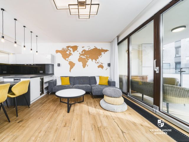 Stylowe dwupokojowe mieszkanie przy Bulwarach Wiślanych | Kościuszki Apartments - Mieszkanie - Wynajem - Kraków, Krowodrza / Salwator