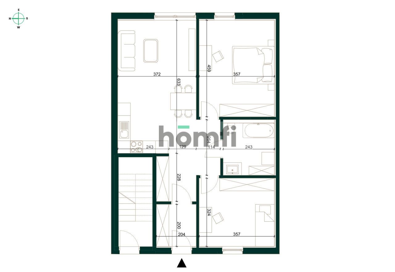 NOWE 3 pokojowe mieszkanie z ogródkiem - Mieszkanie - Sprzedaż - Kraków, Podgórze / Opatkowice