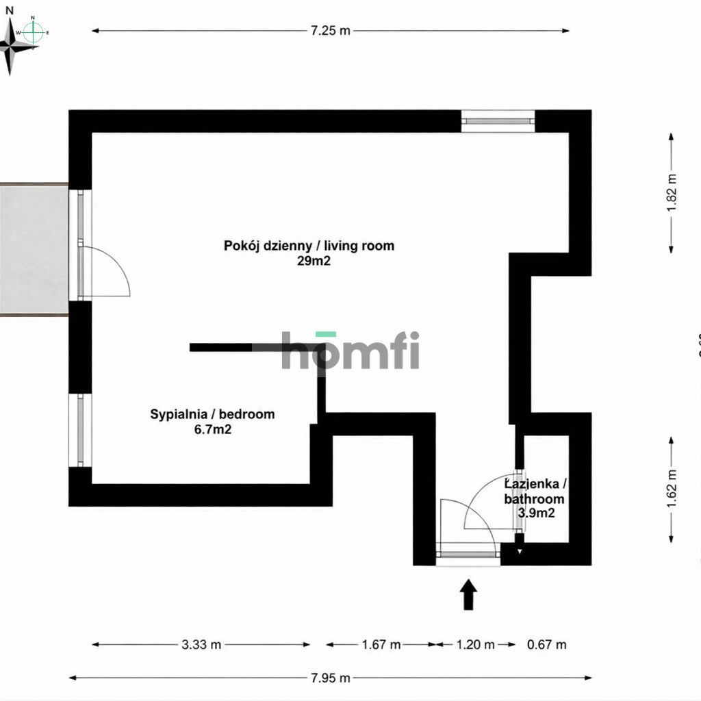 Designerskie dwa pokoje obok metra - Mieszkanie - Sprzedaż - Warszawa, Wola