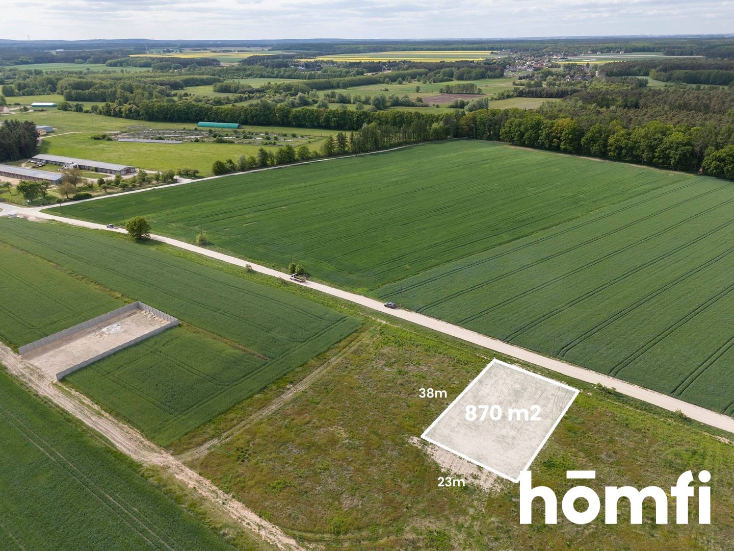 Działka budowlana z projektem i wydanym dziennikiem budowy - Działka - Sprzedaż - Poznański, Kórnik / Konarskie