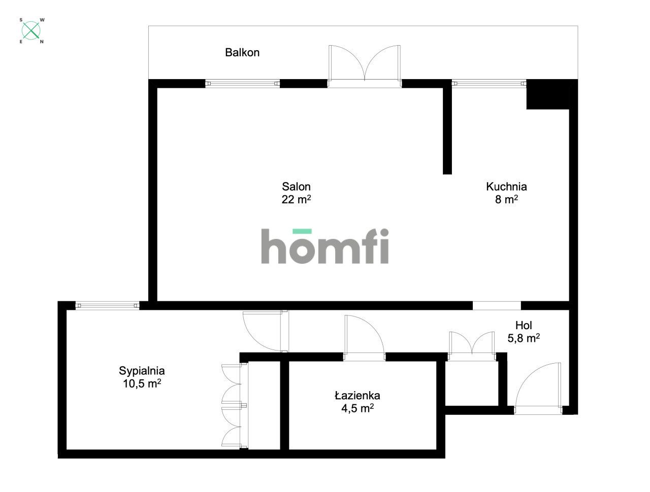 Przytulne mieszkanie 51m2 na wynajem, ul. Obozowa - Mieszkanie - Wynajem - Kraków, Ruczaj