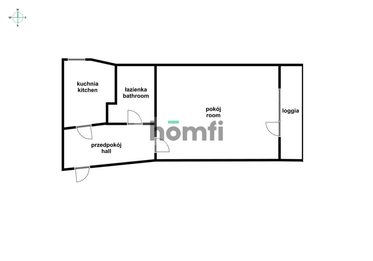 Duża kawalerka na wynajem Luboń - Sikorskiego - Mieszkanie - Wynajem - Poznański, Luboń