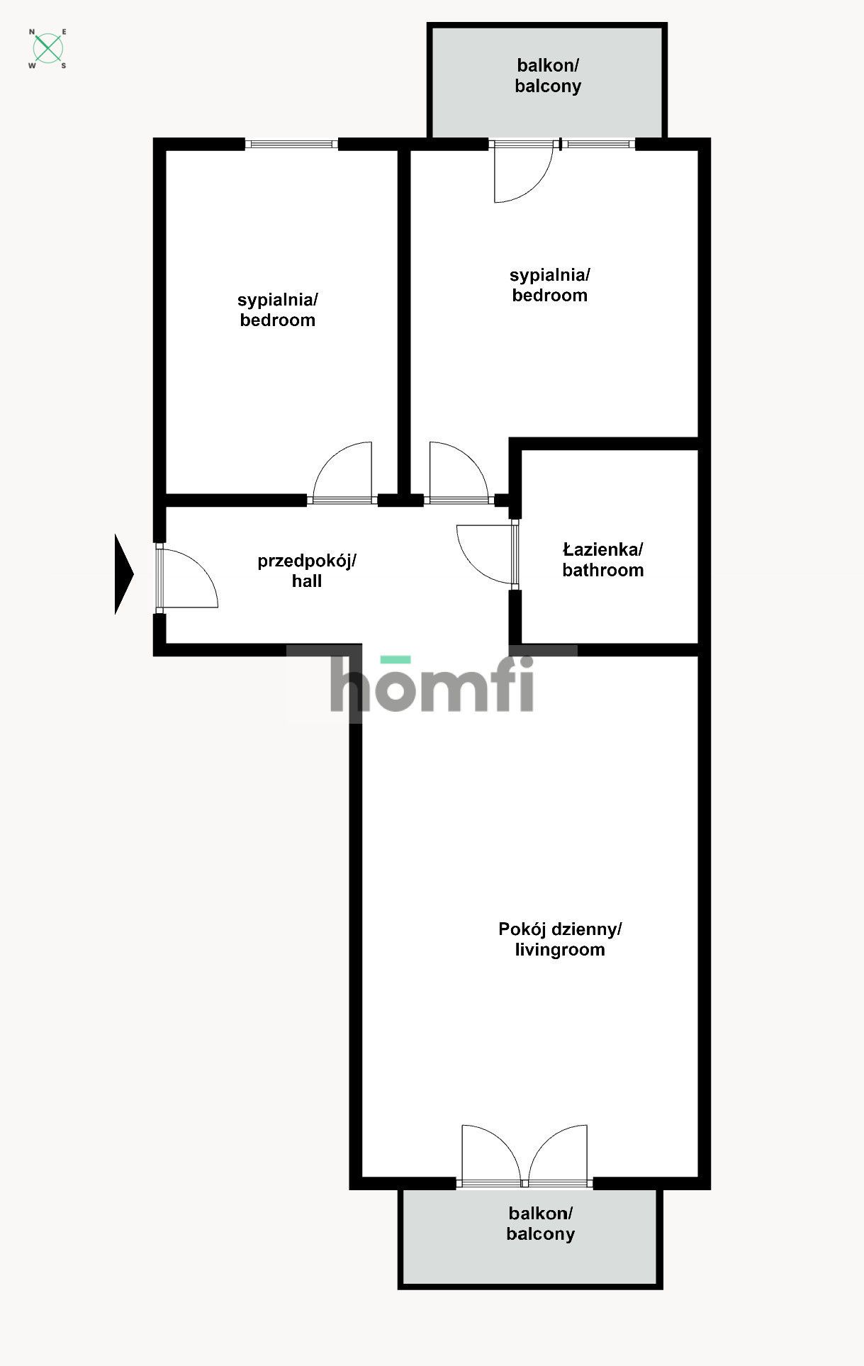 3 pokojowe mieszkanie, Prokocim Szpital, Wielicka - Mieszkanie - Sprzedaż - Kraków, Podgórze / Bieżanów-Prokocim