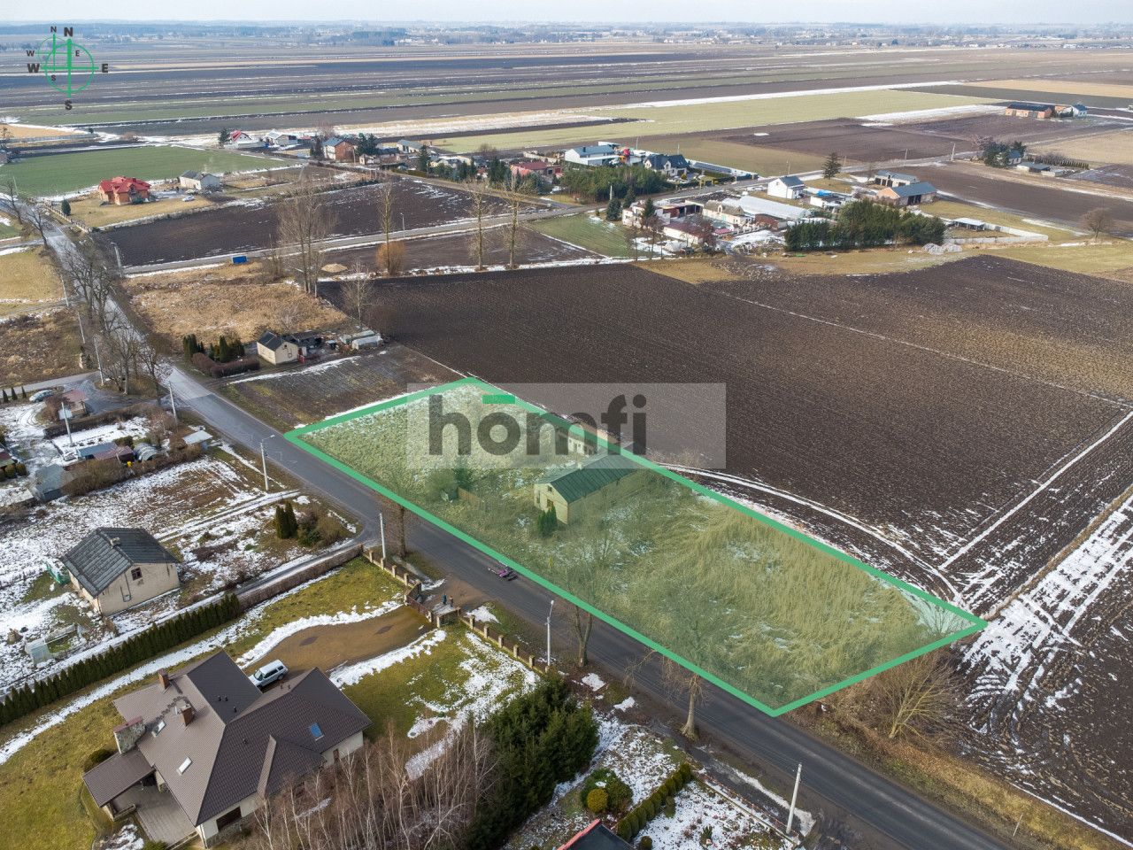 Built-up Plot for Sale in Quiet Błonie, Łęczyca – 3,100 m² - Дім - Продаж - Łęczycki, Łęczyca / Błonie