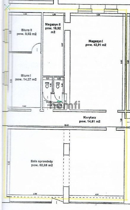 161m2 premises, at busy street with a shop window, Legionów Street - Commercial premises - Sale - Wadowicki, Wadowice