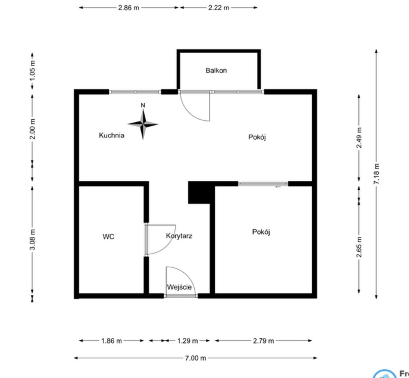 Witosa | 2 rooms | Balcony | Ready to move in - Квартира - Продаж - Katowice, Osiedle Witosa